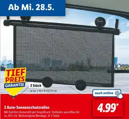 Lidl 2 auto-sonnenschutzrollos Angebot