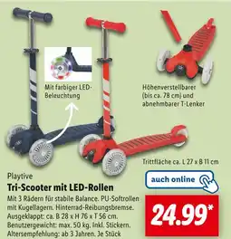 Lidl Playtive tri-scooter mit led-rollen Angebot