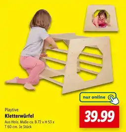 Lidl Playtive kletterwürfel Angebot