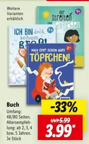 Lidl Buch Angebot