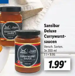 Lidl Sansibar deluxe currywurstsaucen Angebot