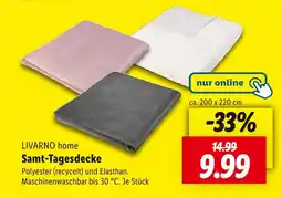 Lidl Livarno home samt-tagesdecke Angebot