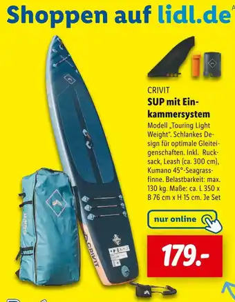 Lidl Crivit sup mit einkammersystem Angebot