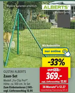 Lidl Gustav alberts zaun-set Angebot