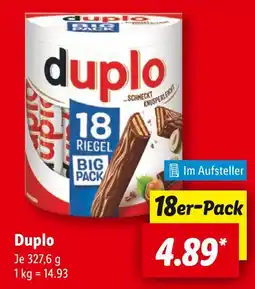 Lidl Duplo 18 riegel big pack Angebot