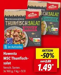 Lidl Hawesta msc thunfischsalat Angebot