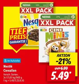 Lidl Nestlé cerealien Angebot