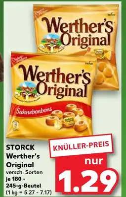 Kaufland Storck werther's original Angebot