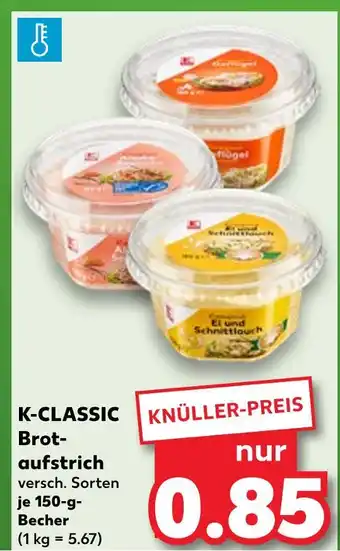 Kaufland K-classic brotaufstrich Angebot