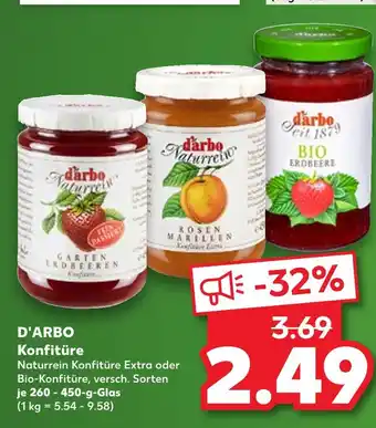Kaufland D'arbo konfitüre Angebot