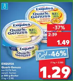 Kaufland Exquisa quark-genuss Angebot