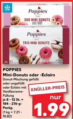 Kaufland Poppies mini-donuts oder -eclairs Angebot