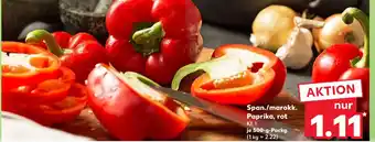 Kaufland Span./marokk. paprika, rot Angebot