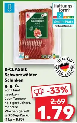 Kaufland K-classic schwarzwälder schinken Angebot