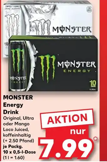 Kaufland Monster energy drink Angebot
