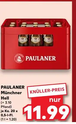 Kaufland Paulaner münchner hell Angebot