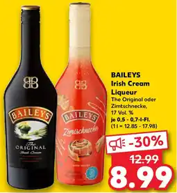 Kaufland BAILEYS Irish Cream Liqueur Angebot