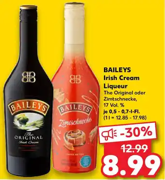 Kaufland BAILEYS Irish Cream Liqueur Angebot
