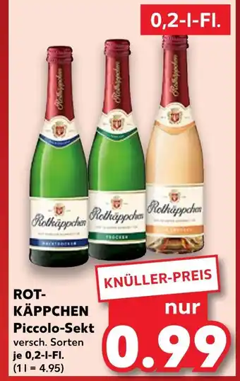 Kaufland Rotkäppchen piccolo-sekt Angebot