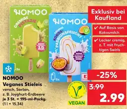 Kaufland Nomoo veganes stieleis Angebot
