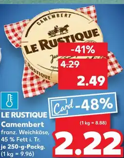 Kaufland Le rustique camembert Angebot