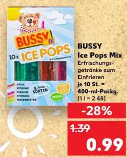Kaufland Bussy ice pops mix Angebot