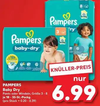 Kaufland Pampers baby dry pants oder windeln Angebot