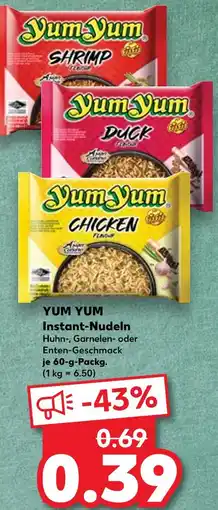 Kaufland Yum yum instant-nudeln Angebot