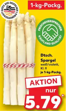 Kaufland Dtsch. Spargel Angebot