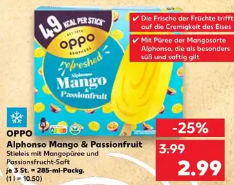 Kaufland Oppo alphonso mango & passionfruit Angebot