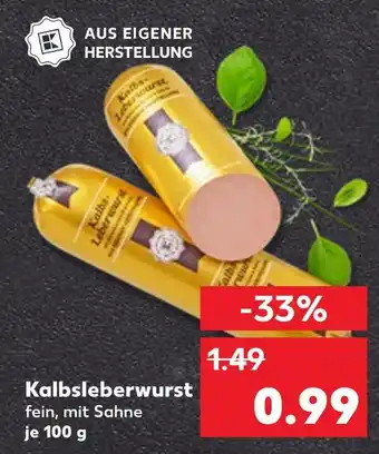 Kaufland Kalbsleberwurst Angebot