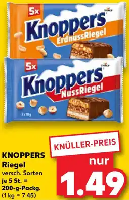 Kaufland KNOPPERS Riegel Angebot