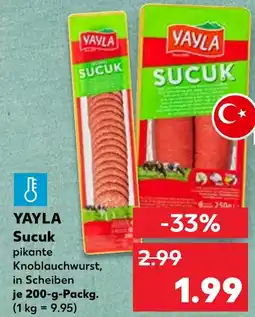 Kaufland Yayla sucuk Angebot