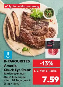 Kaufland K-favourites amerik. chuck eye steak Angebot