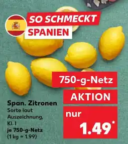 Kaufland Span. zitronen Angebot
