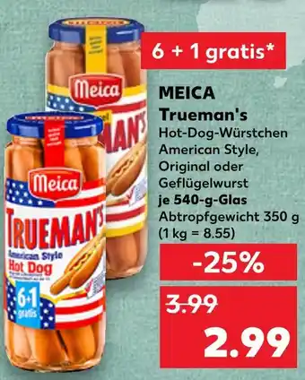 Kaufland Meica trueman's Angebot