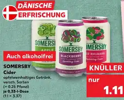 Kaufland Somersby cider Angebot