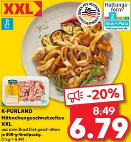 Kaufland K-PURLAND Hähnchengeschnetzeltes XXL Angebot
