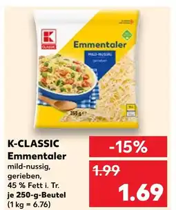 Kaufland K-classic emmentaler Angebot