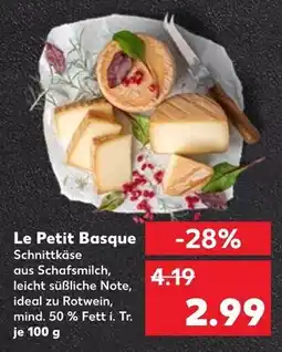 Kaufland Le petit basque schnittkäse Angebot
