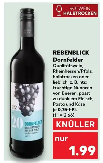 Kaufland Rebenblick dornfelder Angebot
