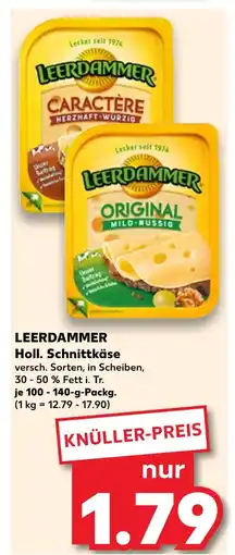 Kaufland Leerdammer holl. schnittkäse Angebot