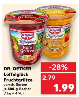 Kaufland Dr. oetker löffelglück fruchtgrütze Angebot
