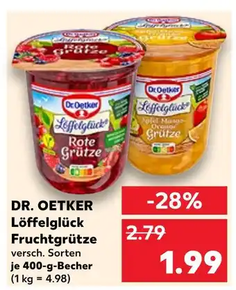 Kaufland Dr. oetker löffelglück fruchtgrütze Angebot