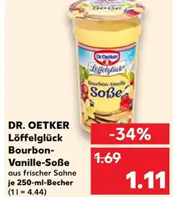 Kaufland Dr. oetker löffelglück bourbon-vanille-soße Angebot