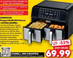Kaufland KENWOOD Doppel-Heißluftfritteuse HFM20.000MB Angebot