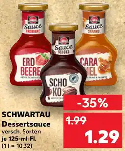 Kaufland SCHWARTAU Dessertsauce Angebot