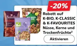 Kaufland K-bio, k-classic & k-favourites nüsse, kerne und trockenfrüchte Angebot