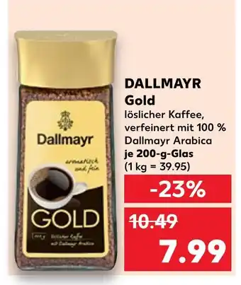 Kaufland Dallmayr gold Angebot