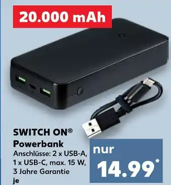 Kaufland Switch on powerbank Angebot